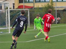 Unsere U19 (rot) unterliegt dem SV Fortuna Magdeburg