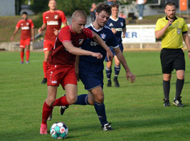 Eric Gröger im Laufduell in Naumburg (Foto: B.Mandel)