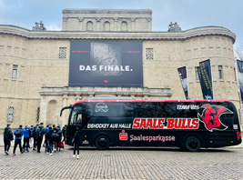 Unsere U14 auf Fahrt zum FC Erzgebirge Aue