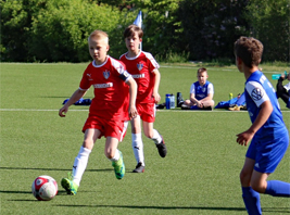Unsere E2-Junioren gewinnen gegen Blau-Weiß Dölau