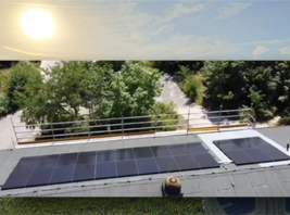 Seit zwei Monaten ist die neue PV-Anlage in Betrieb