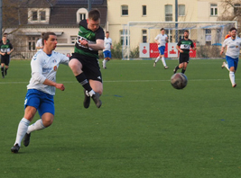 Moritz Alicke setzt zum nächsten Konter gegen Reppichau an